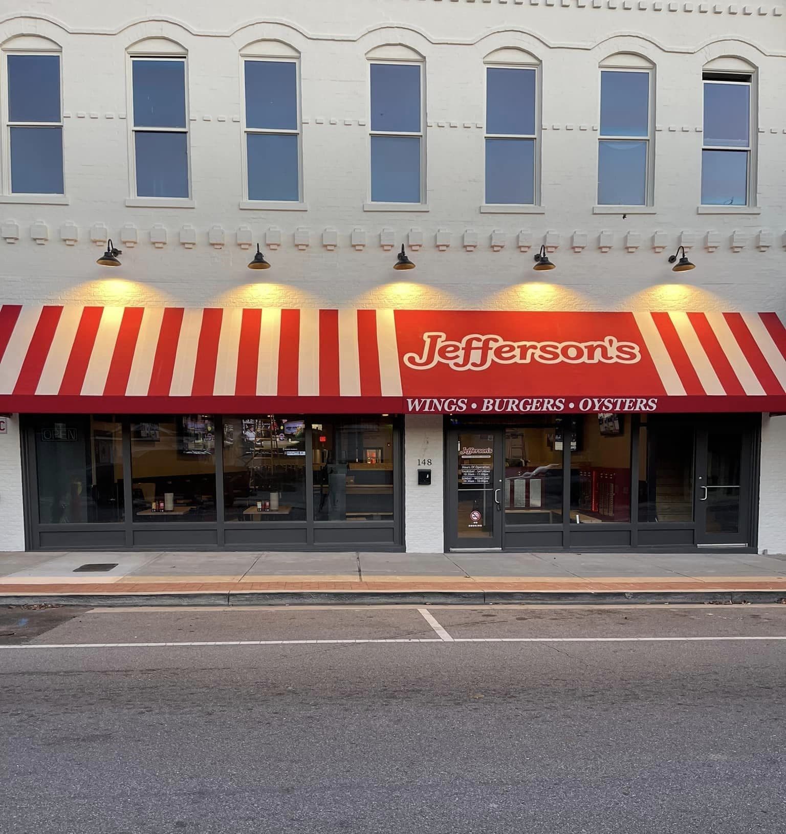  Jefferson's Wings, Burgers, Oysters